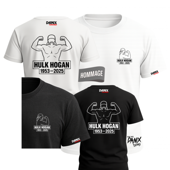 Tshirt HULK HOGAN 1953-2025 (HOMMAGE) [DANIX CENSORED]